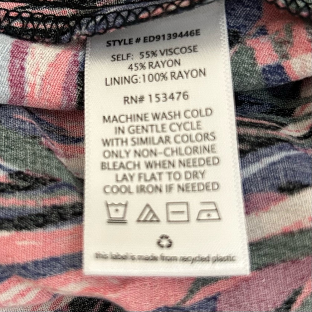 Evereve Hadley Strapless Maxi Dress Palm Print Size S - Picture 12 of 16
